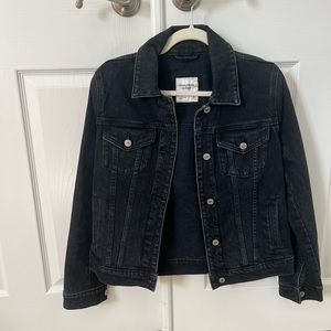 Abercrombie and Fitch Black Jean Jacket